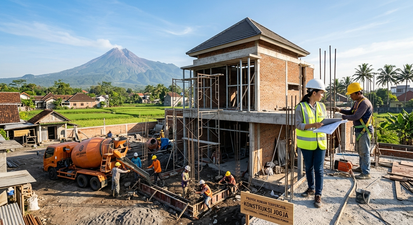 Jasa Konstruksi Jogja Profesional: Solusi Bangun dan Renovasi Rumah Terpercaya